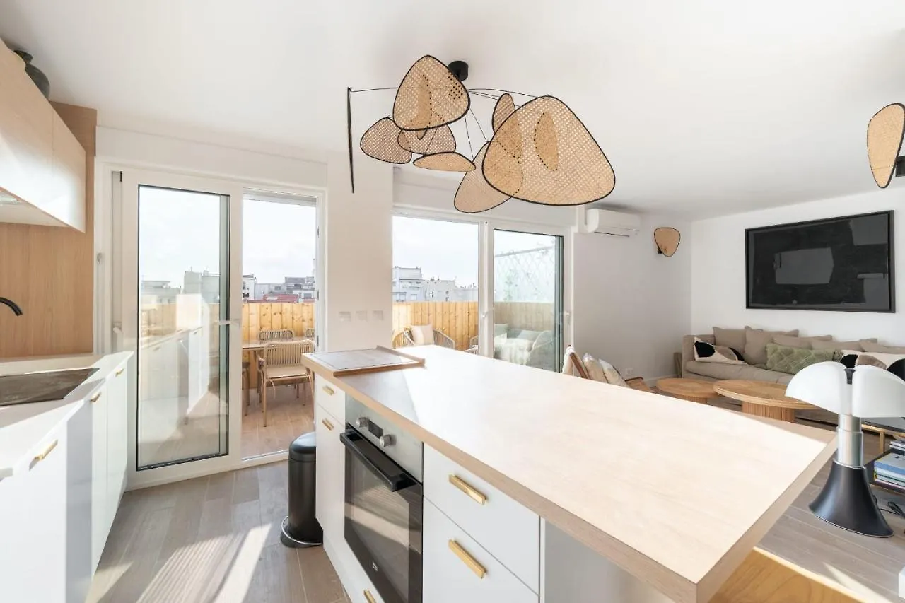 Beautiful Flat With Terrace - Carre D'Or Cannes 0*,